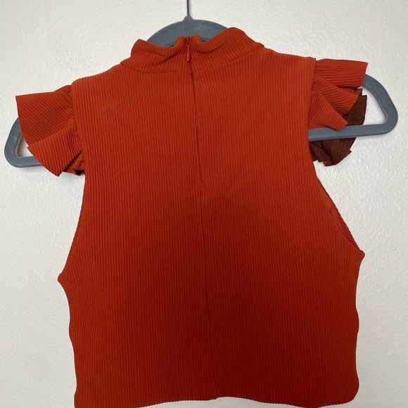 DEVON WINDSOR ALORA CROP TOP Rust - Picture 3 of 4